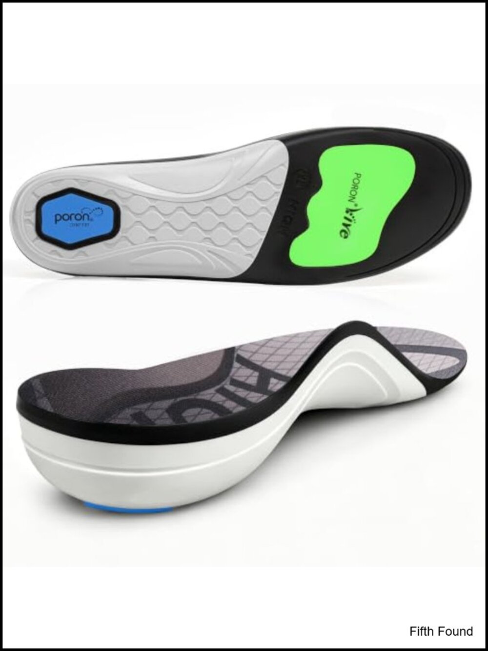 Heavy Duty High Arch Support Insoles for 240+ lbs Men Women